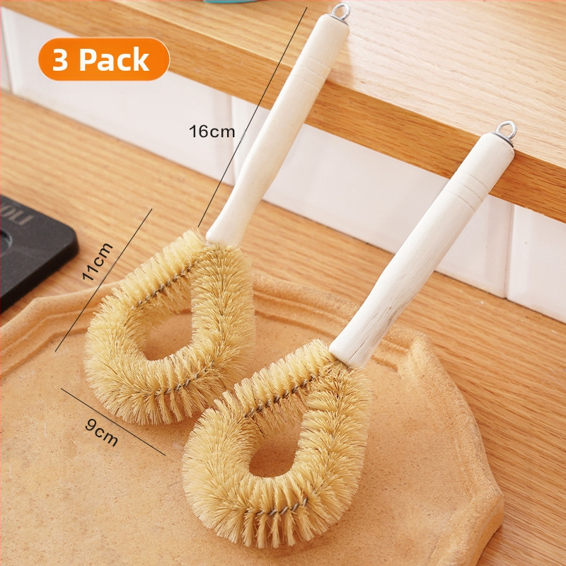 Berger Fazék Tisztító Kefe Hosszú Fogantyúval, Kókuszrostból, Karcolásmentes, Olajálló – Konyhai Kefe Fazekakhoz és Tálakhoz, 2024