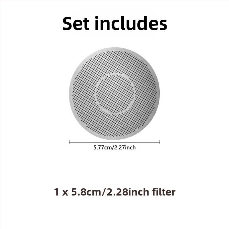 Kavos filtras iš nerūdijančiojo plieno, graviruota tinkle, 304 nerūdijinis plienas, šiuolaikinis minimalistinis stilius