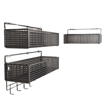 Μεταλλικό ράφι τοίχου μπάνιου, χωρίς εγκατάσταση, επιτοίχιο αποθηκευτικό ράφι