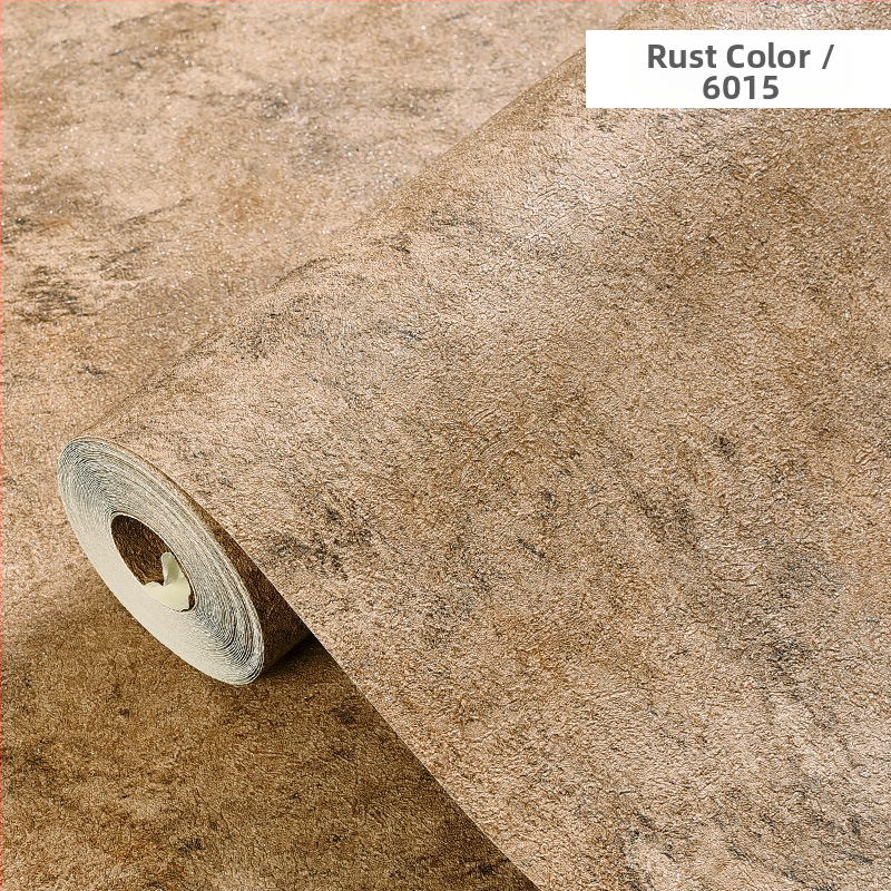 Rūpnieciskā stila PVC tapete – vienkāršs dizains, antistatiska, reljefiska tekstūra, ūdensizturīga