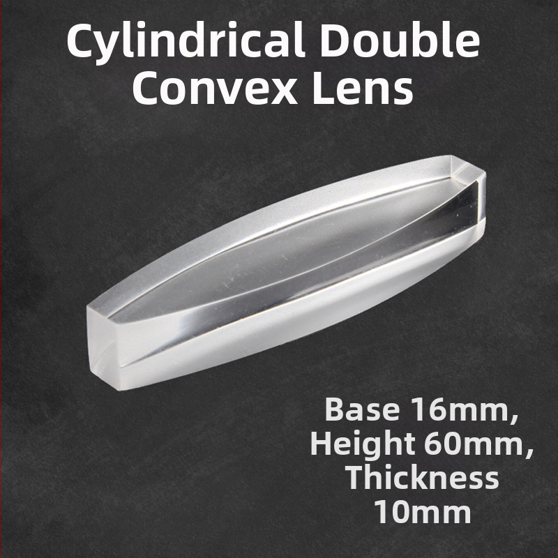 Liuxin optiline õpetamiskomplekt tsükliliste, poolringjate, kolmnurksete ja ristkülikukujuliste läätsedega akrila jaoks füüsika katseteks