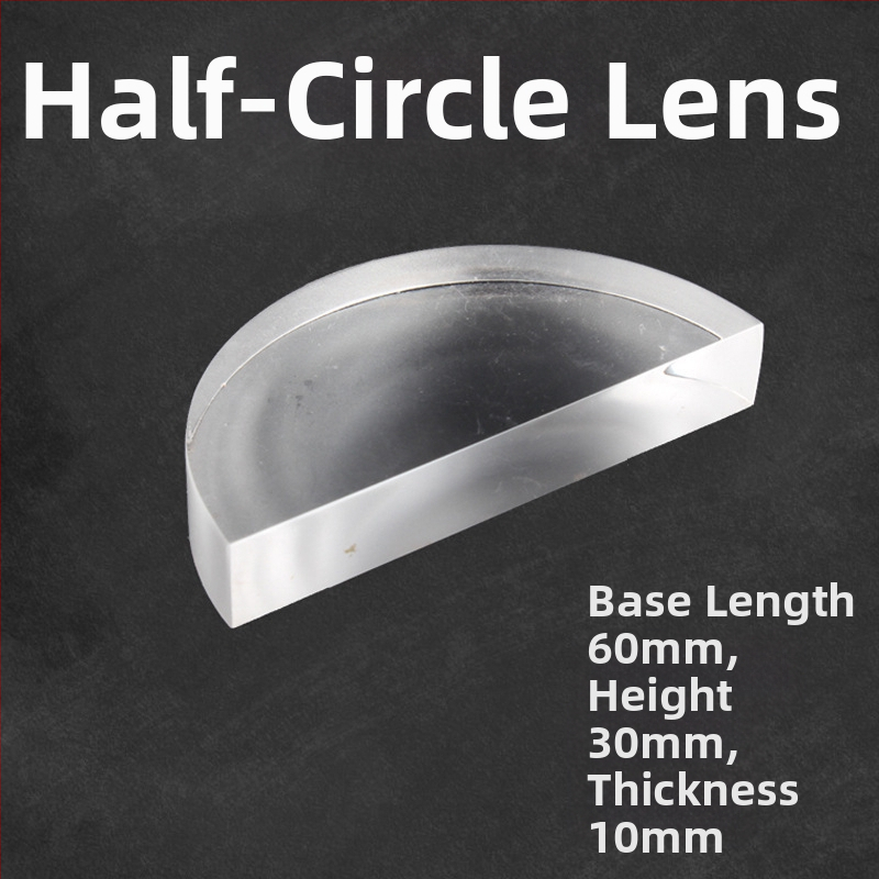 Liuxin optiline õpetamiskomplekt tsükliliste, poolringjate, kolmnurksete ja ristkülikukujuliste läätsedega akrila jaoks füüsika katseteks