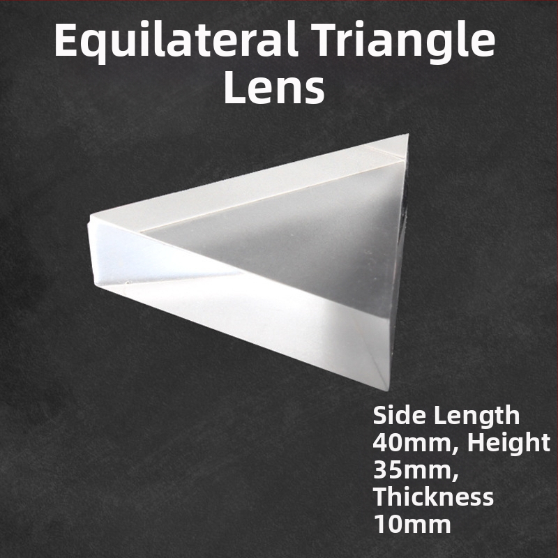 Liuxin optiline õpetamiskomplekt tsükliliste, poolringjate, kolmnurksete ja ristkülikukujuliste läätsedega akrila jaoks füüsika katseteks