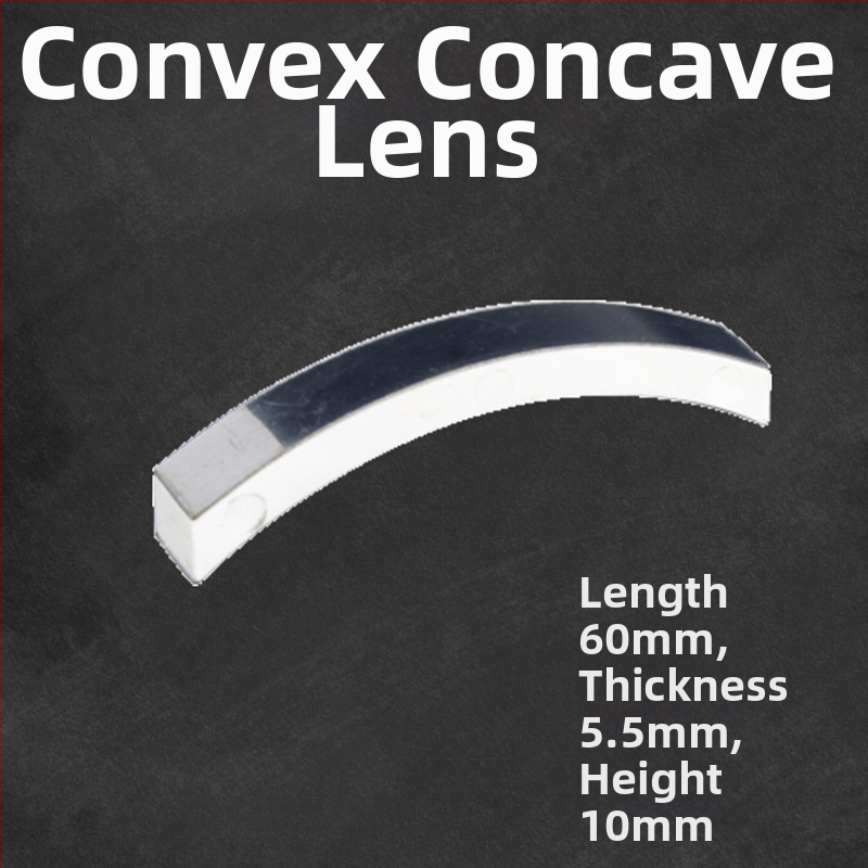 Liuxin optiline õpetamiskomplekt tsükliliste, poolringjate, kolmnurksete ja ristkülikukujuliste läätsedega akrila jaoks füüsika katseteks