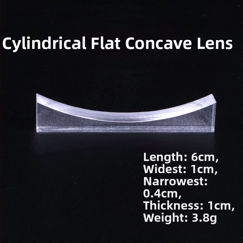 Liuxin optiline õpetamiskomplekt tsükliliste, poolringjate, kolmnurksete ja ristkülikukujuliste läätsedega akrila jaoks füüsika katseteks