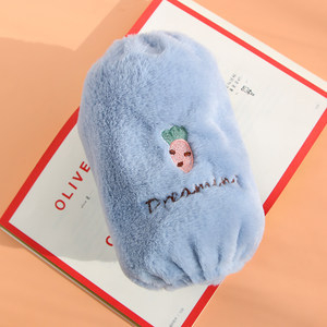 Korejas stila pūkainas roku sargi ar karikatūras rakstu un izšuvumu, anti netīrumiem, Jade Rabbit Velvet materiāls