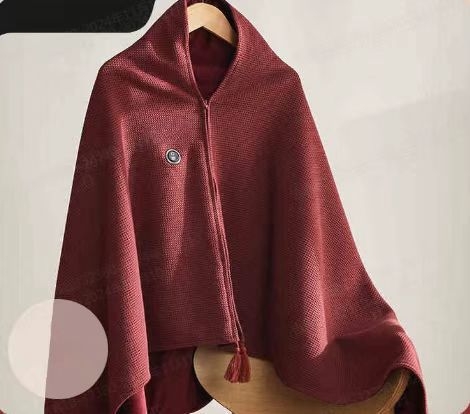 Cuvertură electrică cu încălzire, lavabilă, șal pentru picioare cu USB, model 85-1, 3 trepte de încălzire, 5V 10W