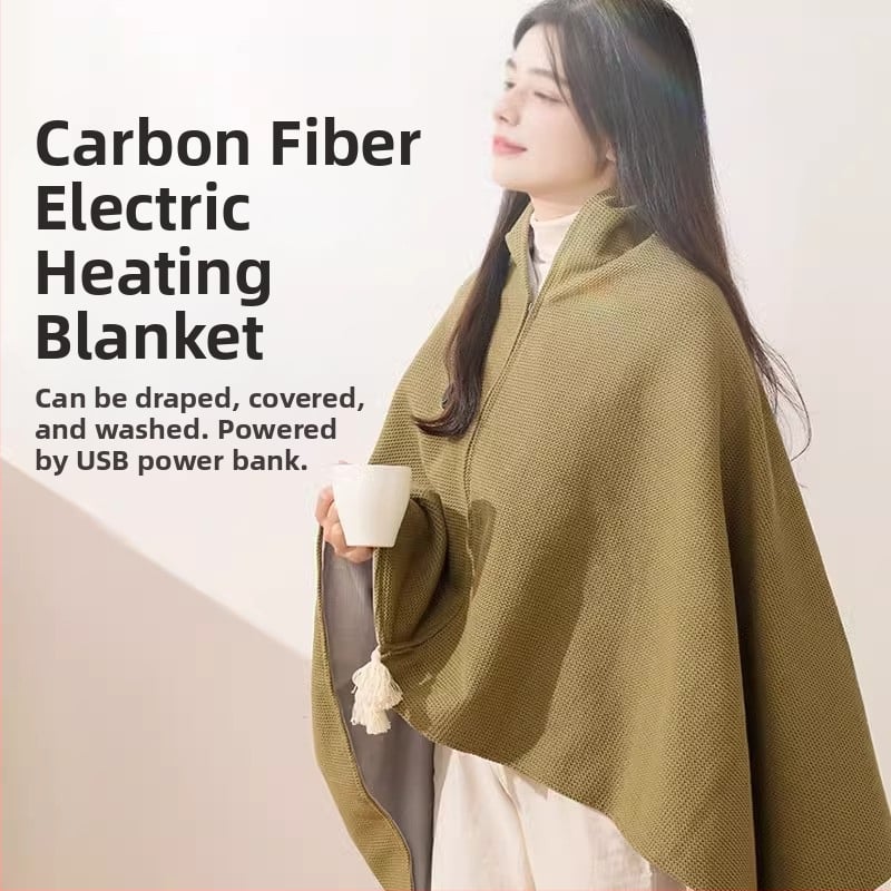 Електрическо одеяло с подгряване, машино пране шал за краката, модел 85-1, 3 степени на нагряване, 5V 10W