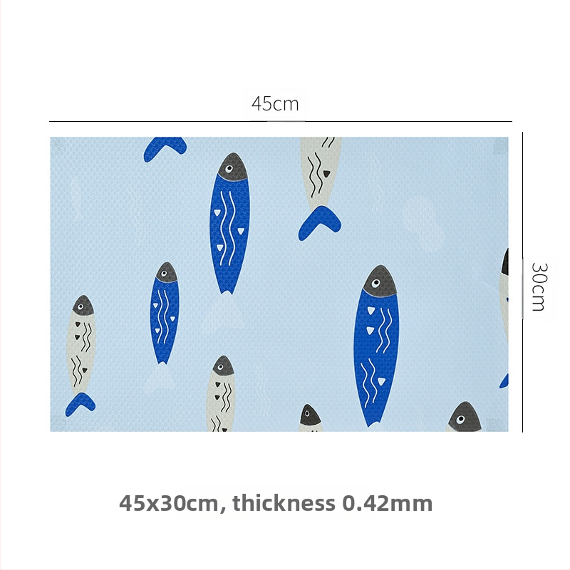 Lõigatav kappmatt lillemustriga, EVA-materjalist, ruudu kujuga, veekindel ja õli-kindel, modernne minimalistlik stiil