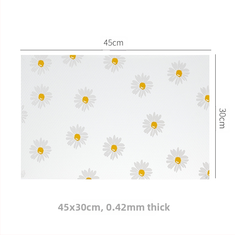 Lõigatav kappmatt lillemustriga, EVA-materjalist, ruudu kujuga, veekindel ja õli-kindel, modernne minimalistlik stiil