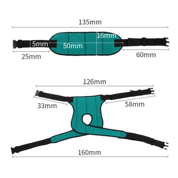 Ζώνη ασφαλείας για καρότσι με αντιπτώσεων πτώσεων και αντιολισθητικό, ιμάντας μέσης, μοντέλο Simple, υλικό: Sanwen διχτυωτό ύφασμα + σπόγγος