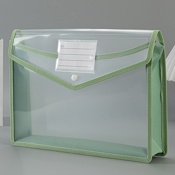 Διαφανής φάκελος αρχείων από PP με κούμπωμα snap-on, παχύτερος, ευρύ 3D σχεδιασμός