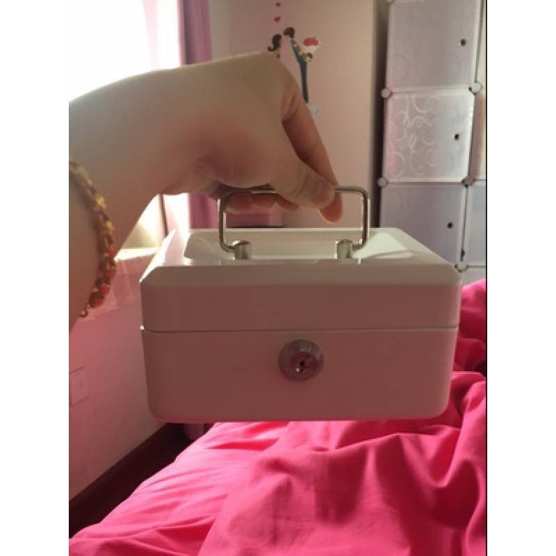 Cutie de depozitare închisă cu încuietoare dublă, din oțel laminat la rece, portabilă