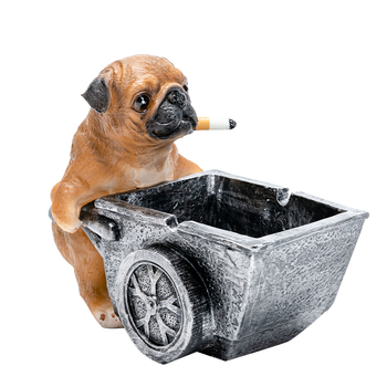 Τασάκι από ρητίνη, στυλ Nordic, με καπάκι, για οικιακή και επαγγελματική χρήση