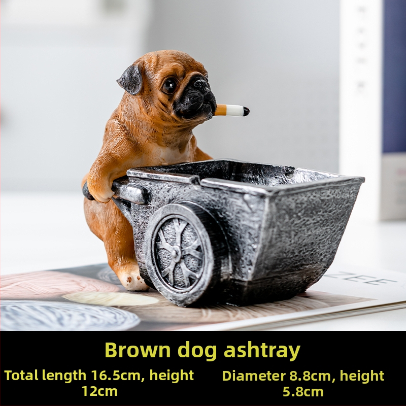 Scrumieră din rășină, stil Nordic, cu capac, pentru casă și birou