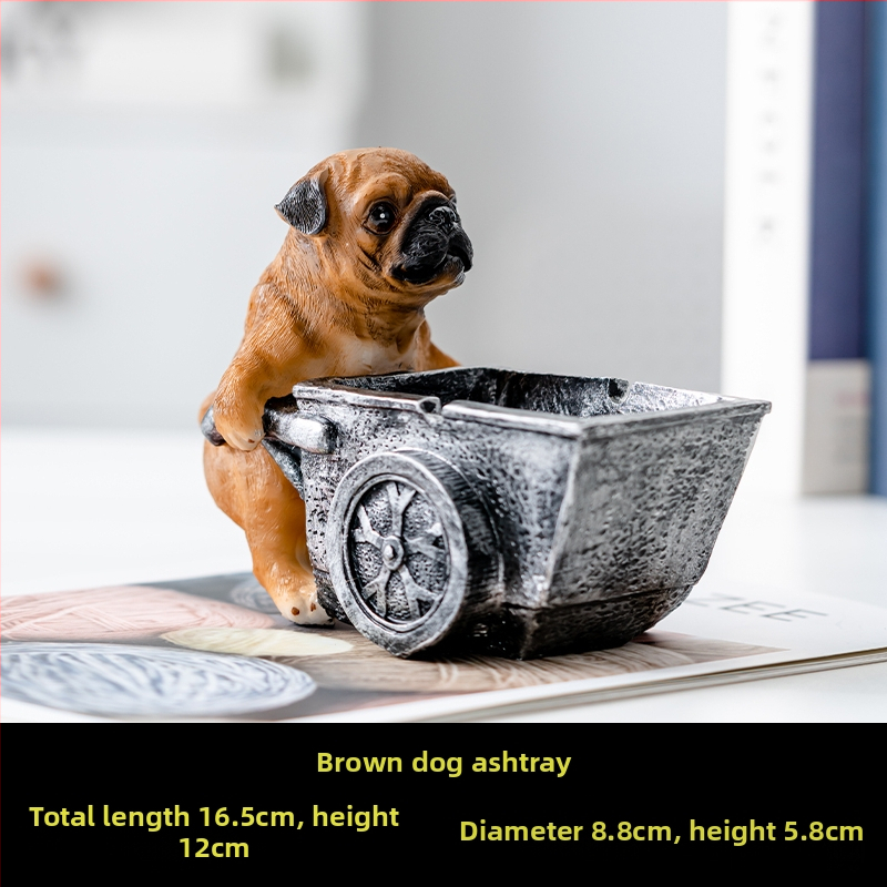 Scrumieră din rășină, stil Nordic, cu capac, pentru casă și birou