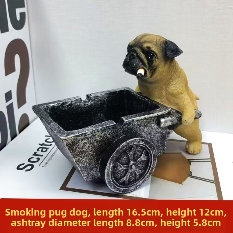 Scrumieră din rășină, stil Nordic, cu capac, pentru casă și birou