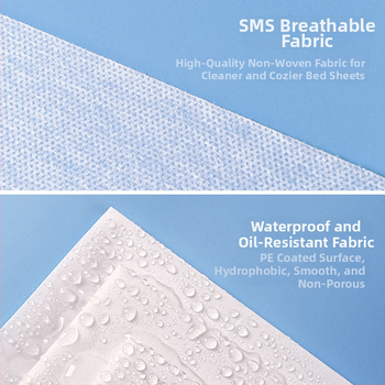 100 σεντόνια κρεβατιού μιας χρήσης από μη υφαντό ύφασμα, παχύτερα, για σαλόνια ομορφιάς, μασάζ και ξενοδοχεία