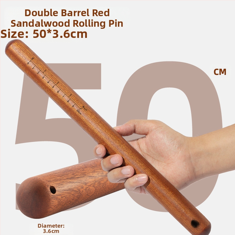 Valjak za tijesto od sandalovog drveta — Marka: Double Gun; Materijal: sandalovo drvo; Stil: Moderna jednostavnost; Set: 3 dijela