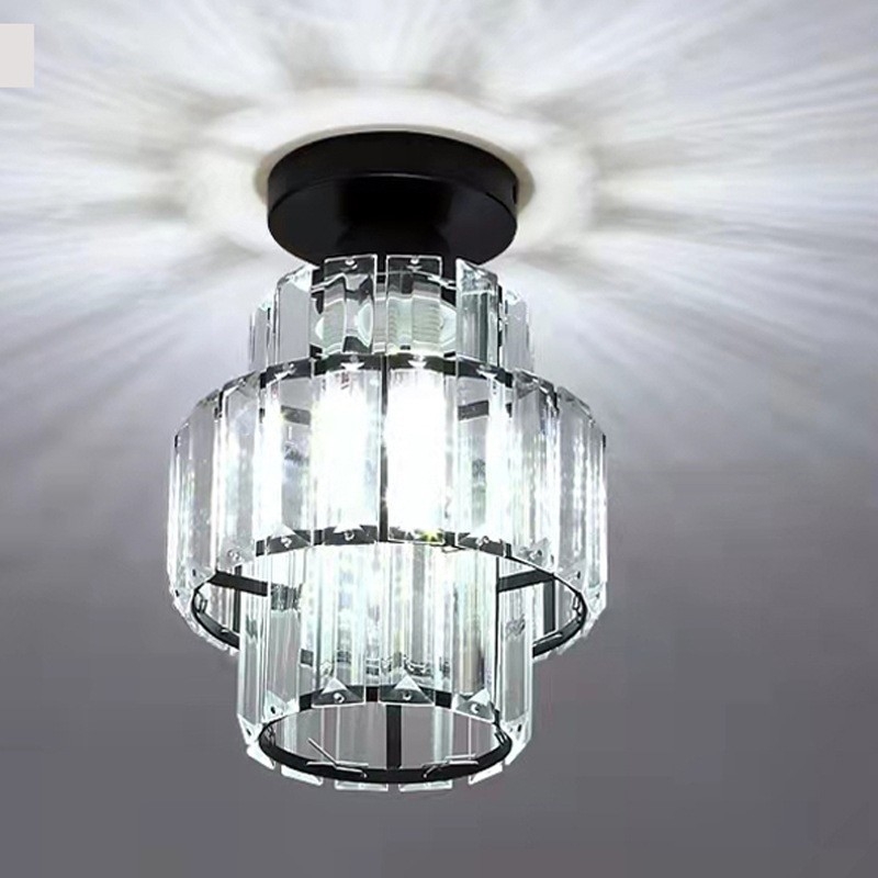 Kristálycsillár, modern egyszerű stílus, LED világítás, vasból készült test, 220V