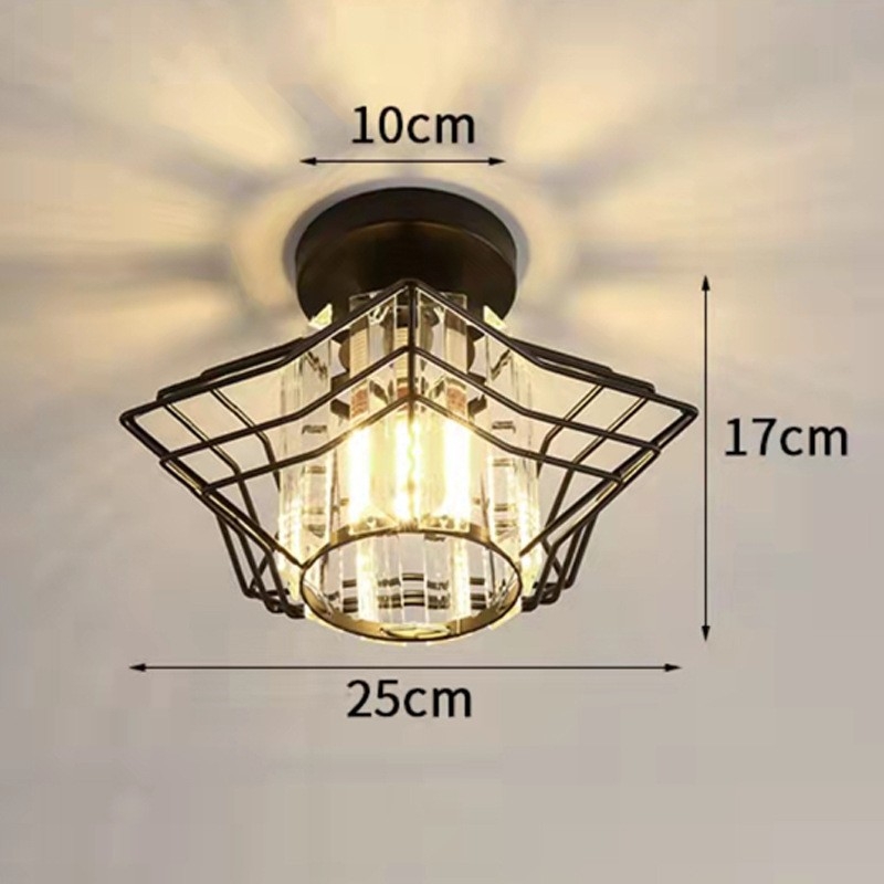 Kristálycsillár, modern egyszerű stílus, LED világítás, vasból készült test, 220V