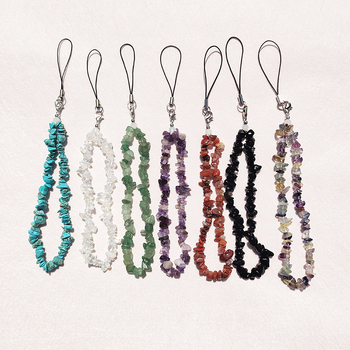 Χειροποίητο λουράκι κινητού από πέτρες gravel, στυλ προσωπικό, άνοιξη 2023, μάρκα newsefly