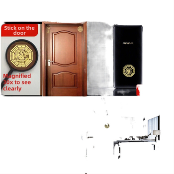 Талисман с монети от Петте императори за входни врати и прозорци – декоративен стикер-подвес за антре и хол; подходящ като подарък за рожден ден и Коледа, за рекламни подаръци