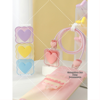 Κάλυμμα προστασίας καλωδίου δεδομένων iPhone 14, 20W γρήγορη φόρτιση, συμβατό με iPhone 13 και iPhone 12 Pro Max, σχέδιο καρτούν/απλό