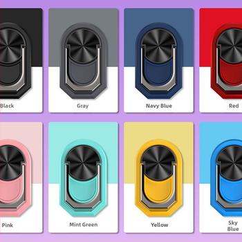 Yi Simi Универсален автомобилен държател за телефон с пръстенова поставка, метал + пластмаса, инжекционно формован, съвместим с всички модели телефони