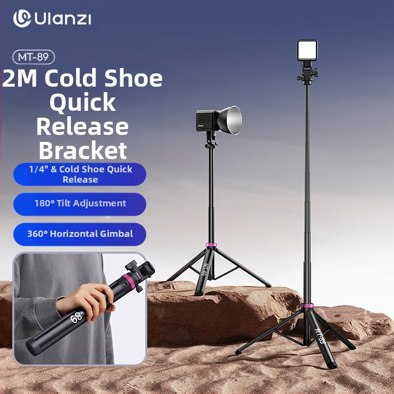 MT Series statīvs mobilajam tālrunim un kamerai, universāla saderība