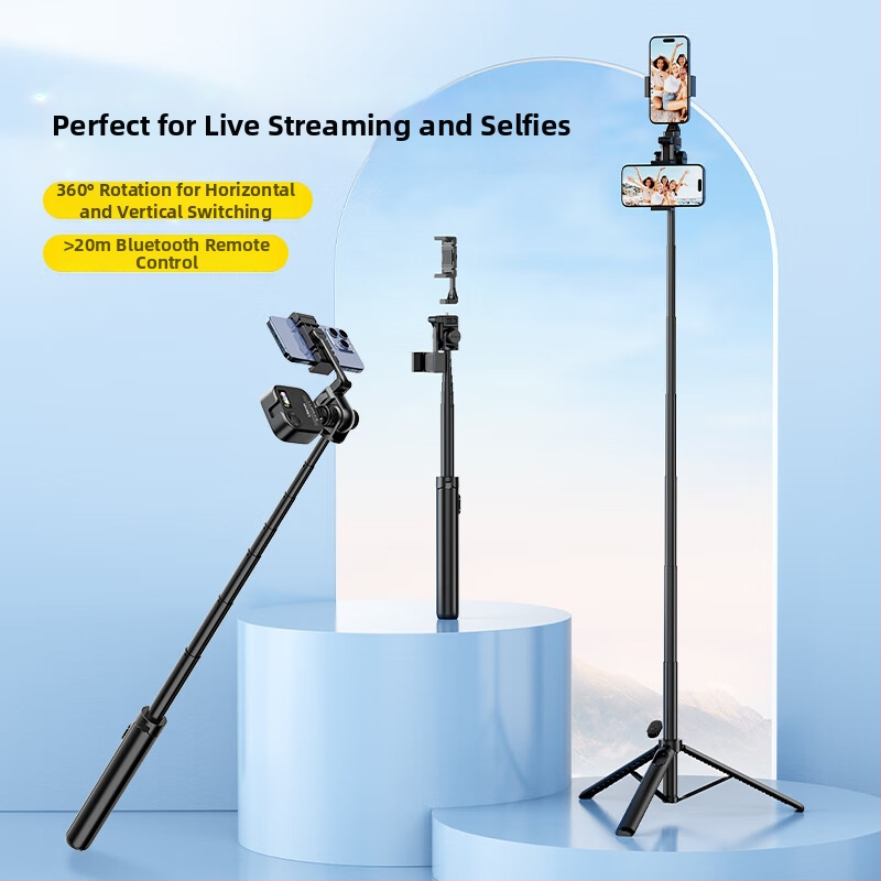 MT Series statīvs mobilajam tālrunim un kamerai, universāla saderība