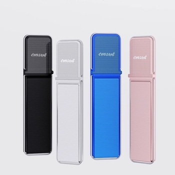 Телефонна стойка, мини ултра тънка, за обратно монтиране, с преносим ремък и антихлъзгаща повърхност