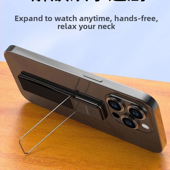 Телефонна стойка, мини ултра тънка, за обратно монтиране, с преносим ремък и антихлъзгаща повърхност