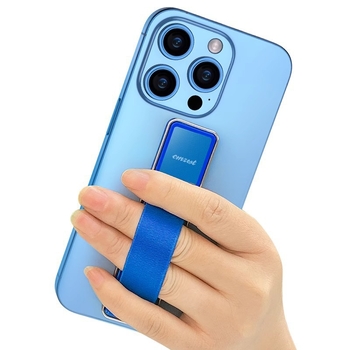 Телефонна стойка, мини ултра тънка, за обратно монтиране, с преносим ремък и антихлъзгаща повърхност