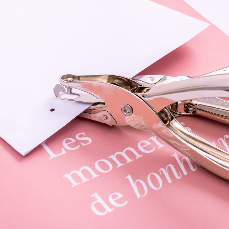 Rankinis stapleris gėlių įpakavimui, metalinis korpusas, sidabro spalvos apdaila, įtraukti No. 24 spaustukai ir universaliniai spaustukai, tolerancija 1–2 cm