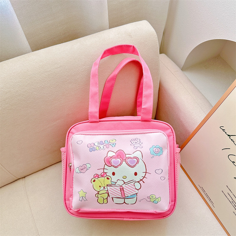 Izolēta pusdienu soma ar karikatūras stilu, no Oxford auduma, skolai, modelis 300