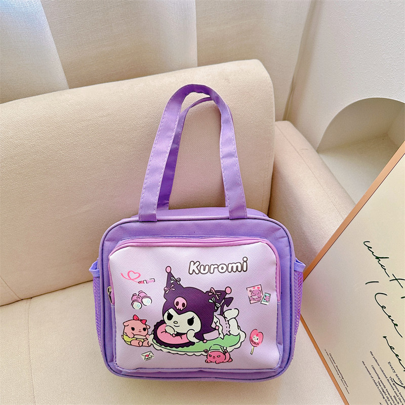 Izolēta pusdienu soma ar karikatūras stilu, no Oxford auduma, skolai, modelis 300