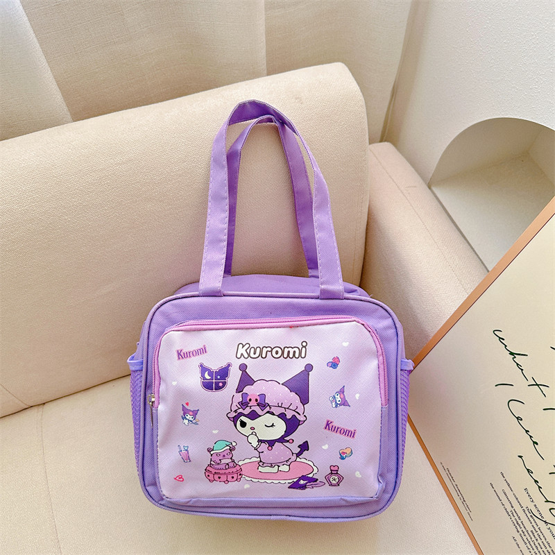 Izolēta pusdienu soma ar karikatūras stilu, no Oxford auduma, skolai, modelis 300