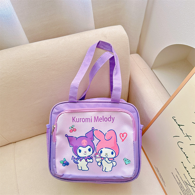 Izolēta pusdienu soma ar karikatūras stilu, no Oxford auduma, skolai, modelis 300