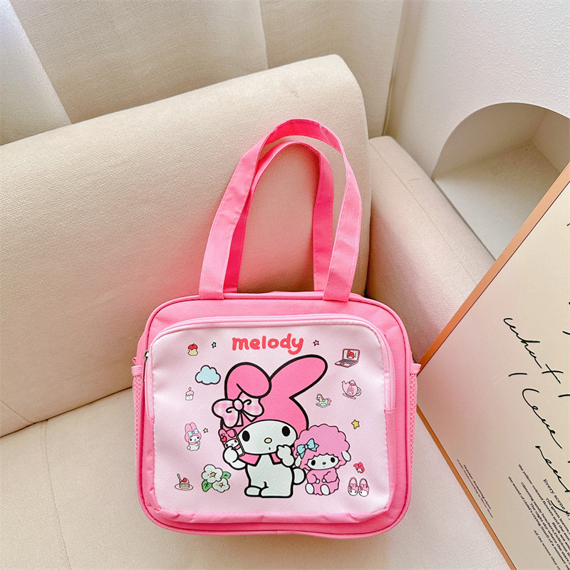 Izolēta pusdienu soma ar karikatūras stilu, no Oxford auduma, skolai, modelis 300