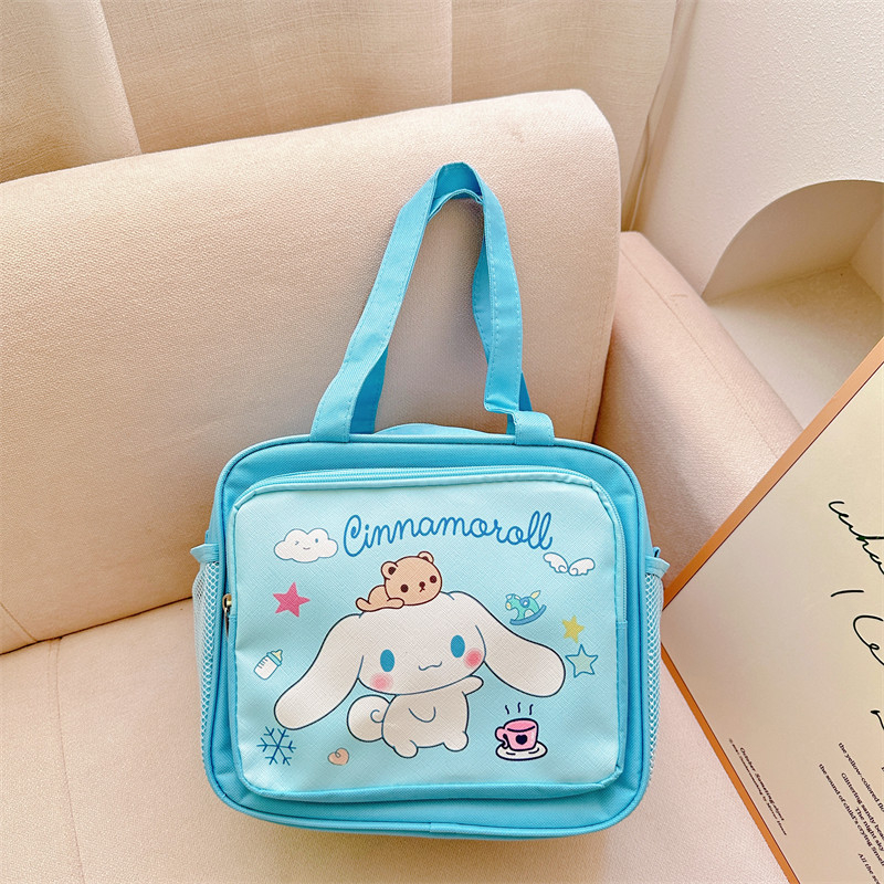 Izolēta pusdienu soma ar karikatūras stilu, no Oxford auduma, skolai, modelis 300