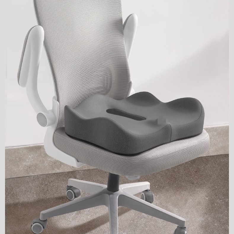 Prozračna podloga za sjedenje u uredu od memorijske pjene, deblja radi udobnosti, ergonomska podloga za dugo sjedenje.