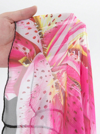 Σετ μαγιό τριών μερών – σεξι εκτύπωση, υψηλή ελαστικότητα, πολυεστέρας 85% / σπαντέξ 15%, με επένδυση στήθους χωρίς μεταλλική στήριξη, επένδυση 95% πολυεστέρας / 5% σπαντέξ, κατάλληλο για κολύμβηση και θαλάσσια σπορ