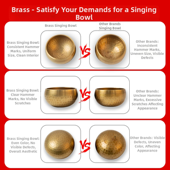 Звукова купа от сплав, нов китайски стил, подходяща за медитация и йога