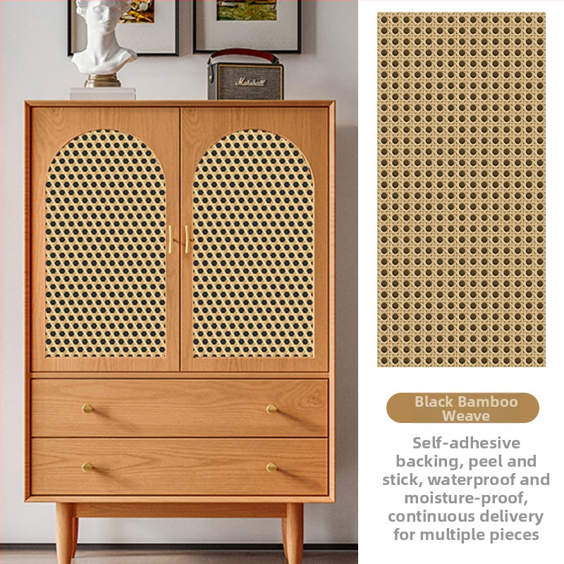 Rātas skapja durvju uzlīme, 3D vecmodīgs izskats, pašlīmējošs plēve stikla vitrīnai, 1 gab. (Pašlīmējošs, 3D vecmodīgs izskats, stikla vitrīnai, 1 gab.)