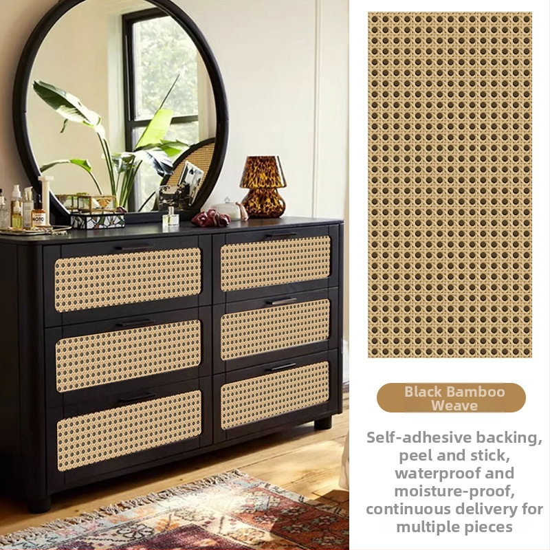 Rātas skapja durvju uzlīme, 3D vecmodīgs izskats, pašlīmējošs plēve stikla vitrīnai, 1 gab. (Pašlīmējošs, 3D vecmodīgs izskats, stikla vitrīnai, 1 gab.)