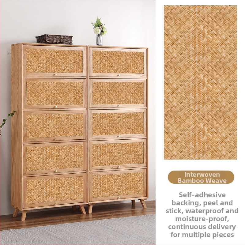 Rātas skapja durvju uzlīme, 3D vecmodīgs izskats, pašlīmējošs plēve stikla vitrīnai, 1 gab. (Pašlīmējošs, 3D vecmodīgs izskats, stikla vitrīnai, 1 gab.)