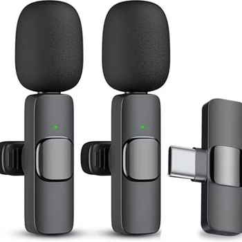 Microfon lavalier cablat pentru difuzare live, cu baterie încorporată de 300–500 mAh, răspuns în frecvențe 100 Hz–20 kHz, SNR ≥75 dB, intrare 5V