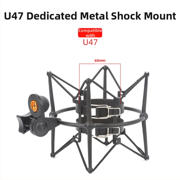 XZM ZX-108 Μεταλλικό στήριγμα κραδασμών για πυκνωτικούς μικροφώνους με εξωτερική βίδα