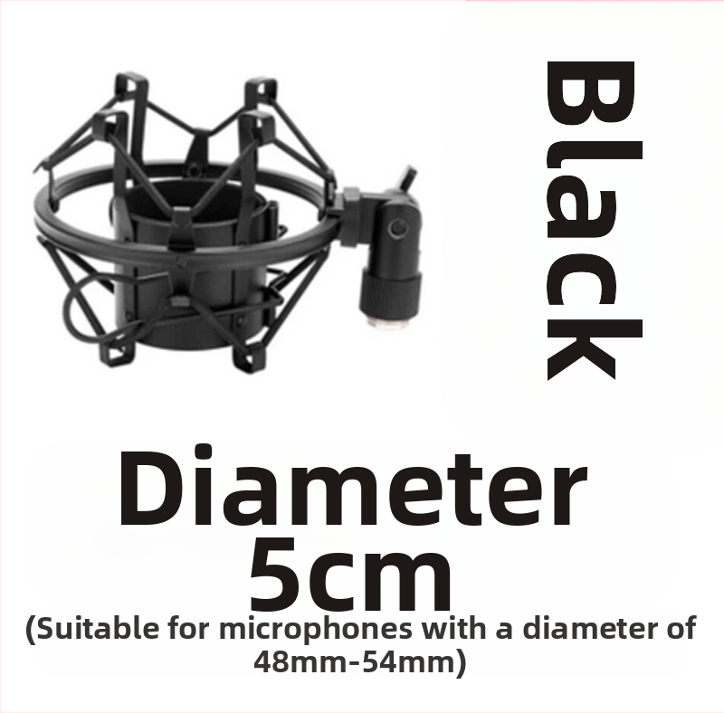 XZM ZX-108 Kovový držiak šoku pre kondenzátorové mikrofóny s vonkajším závitom